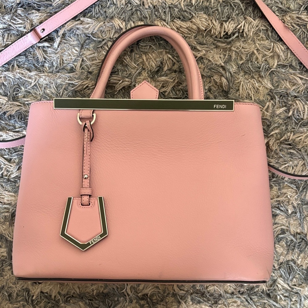 Fendi Light Pink Satchel Silver Hardware 8x11x5 - Picture 5 of 17